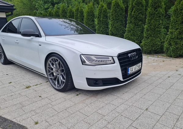 Audi A8 cena 165000 przebieg: 114000, rok produkcji 2015 z Katowice małe 191